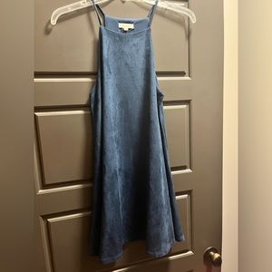 Dark blue velvet dress size small